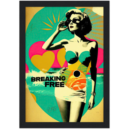 »Breaking Free«retro poster