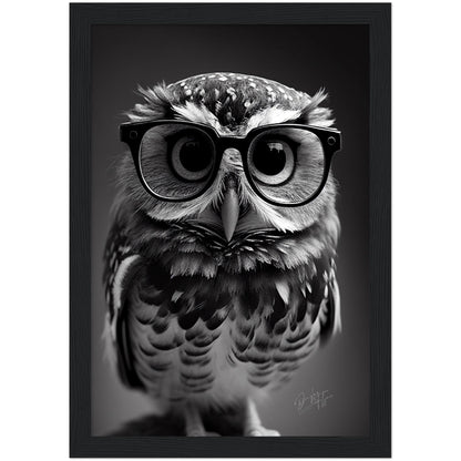 »Professor Hoots« retro poster