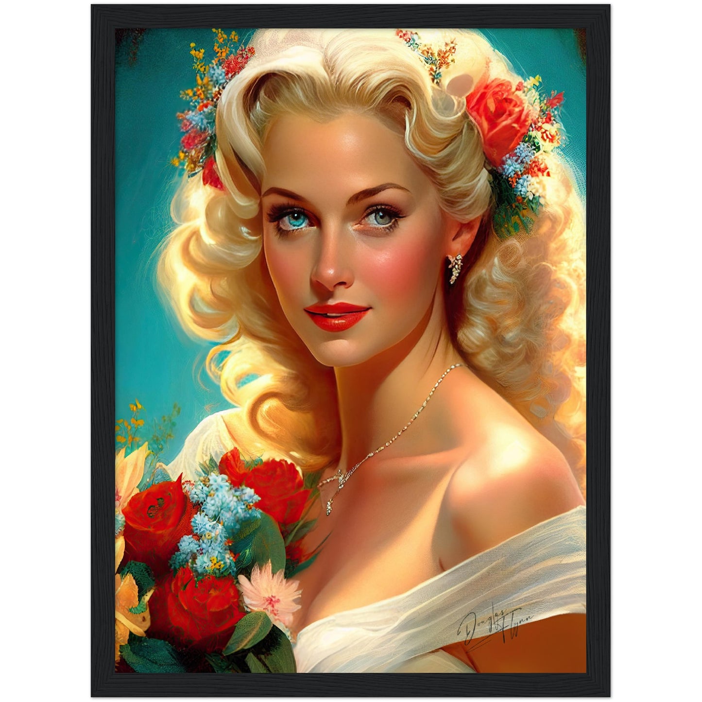 »Bridal Elegance on Stage« retro poster