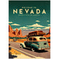 »Nevada, travel poster no 1« retro poster