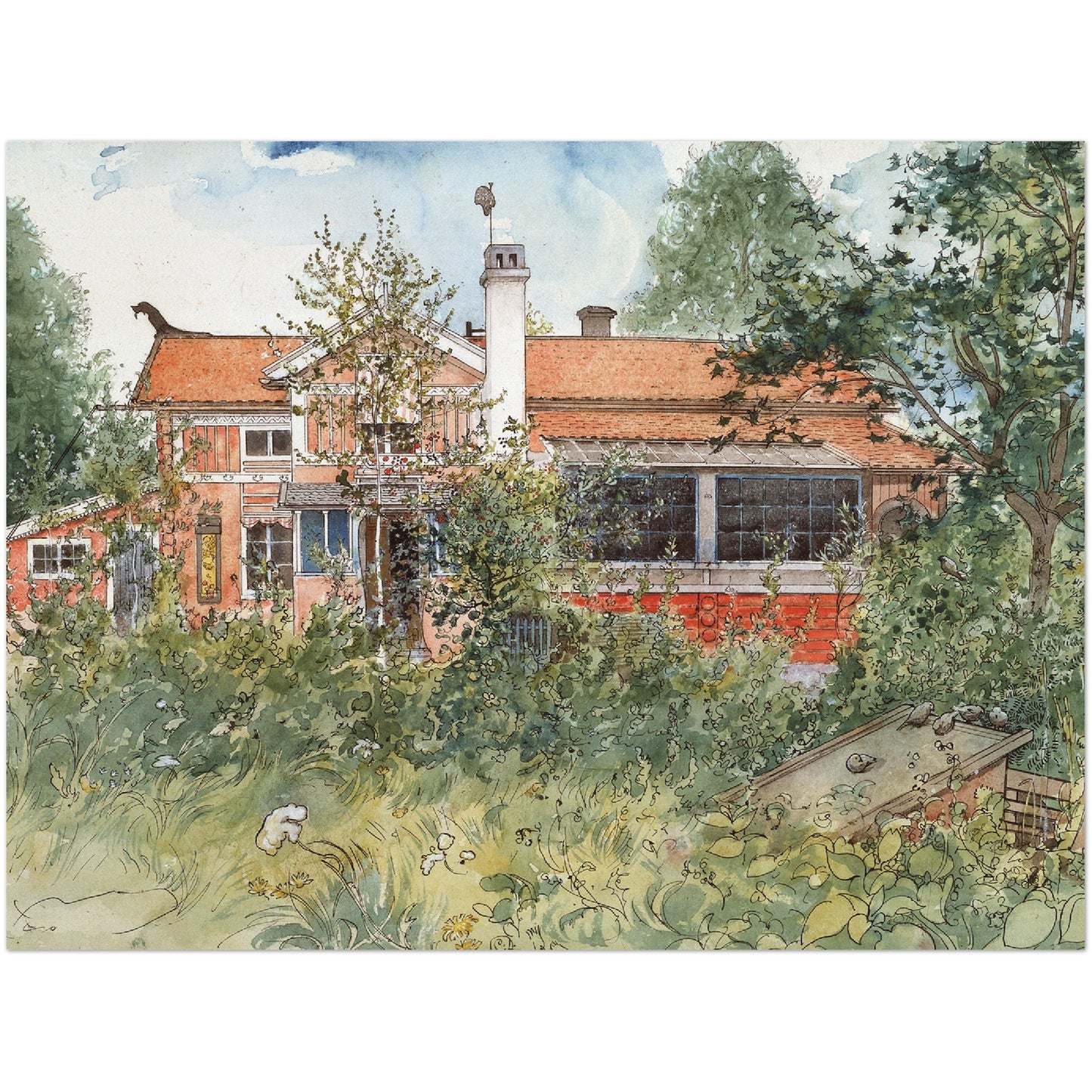 »Stugan« av Carl Larsson