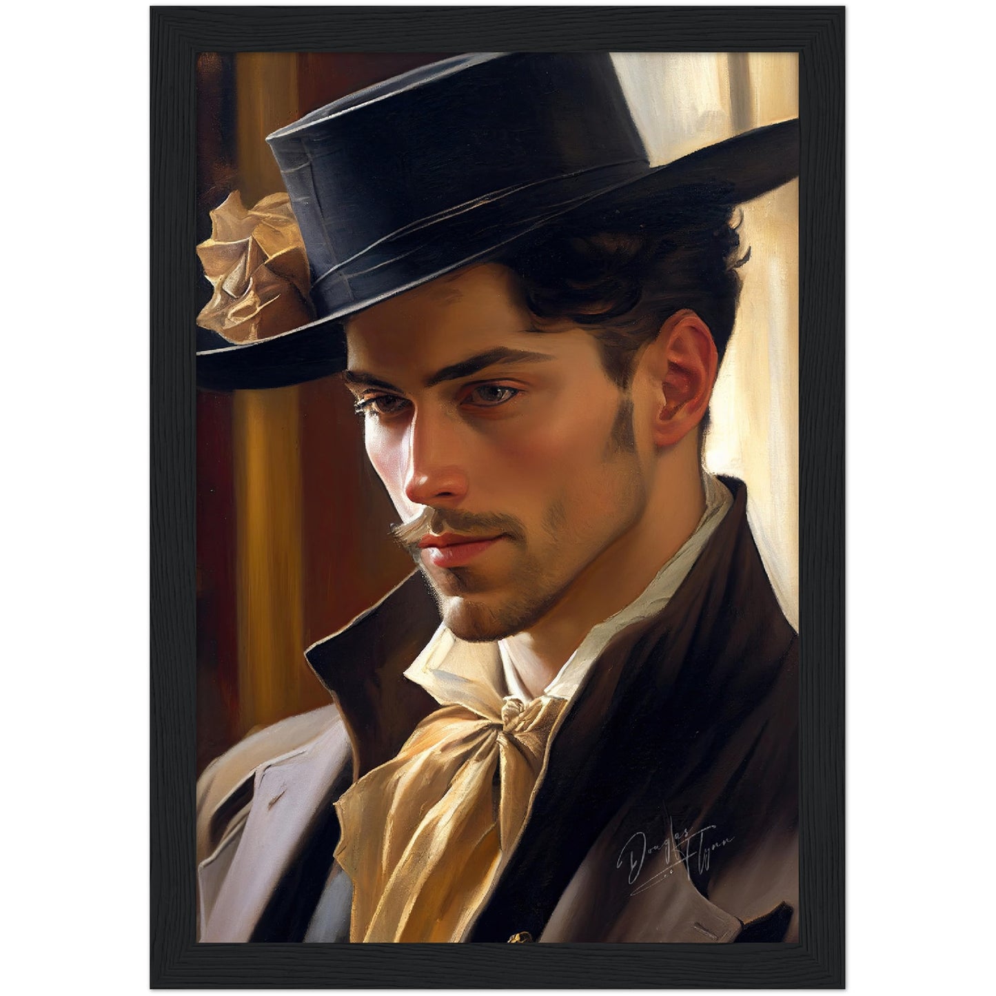 »Old-School Dandy«retro poster