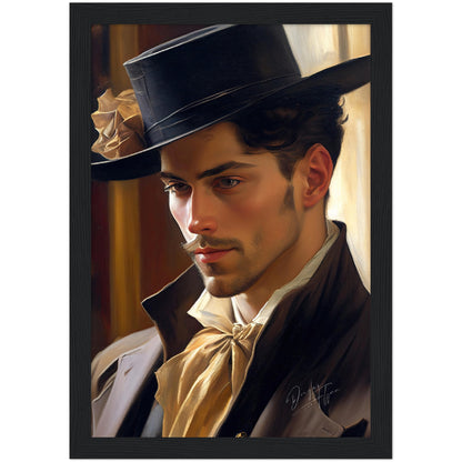»Old-School Dandy«retro poster