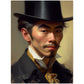 »Classic in Hat«retro poster