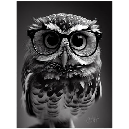 »Professor Hoots« retro poster