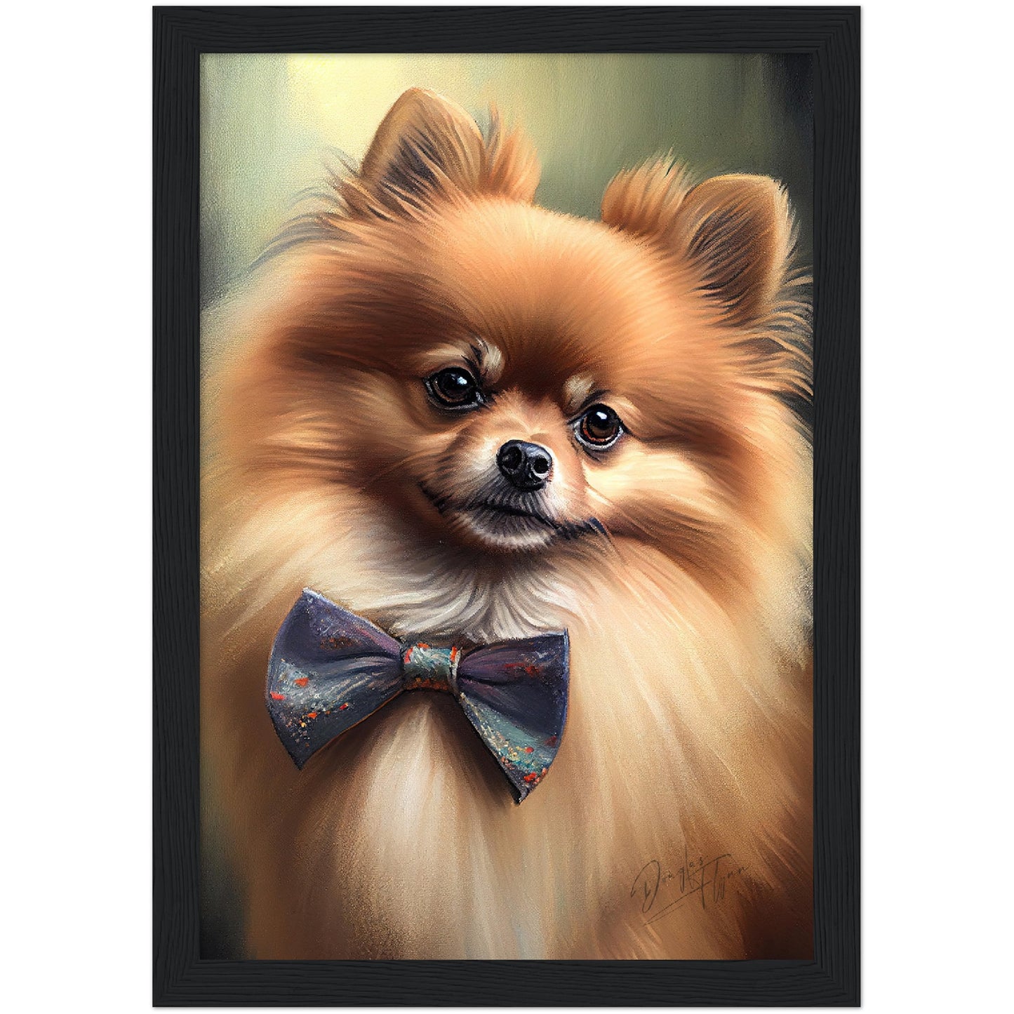 »Pomeranian med rosett«