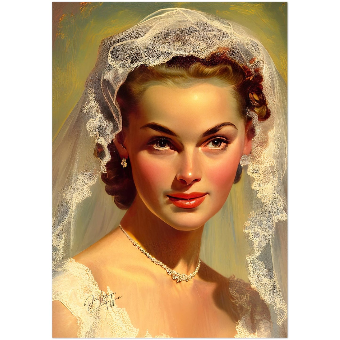»Wedding Memories« retro poster