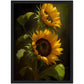 »Intimate Florals« retro poster