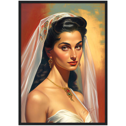 »Bridal Glamour« retro poster