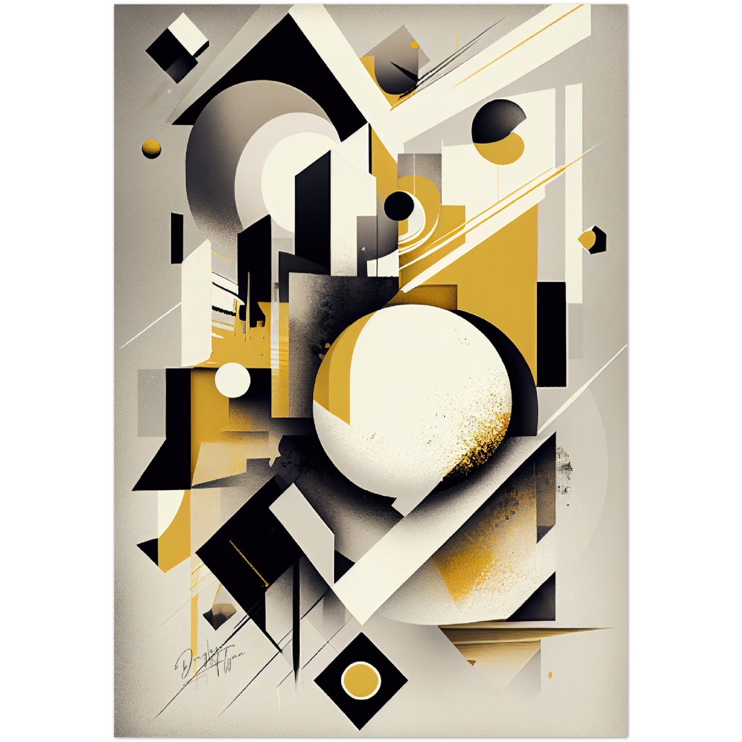 »Rhythmic Realms« retro poster