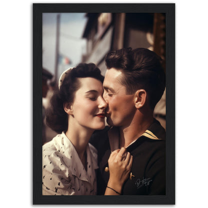 »The Sweetest Kiss« retroposter