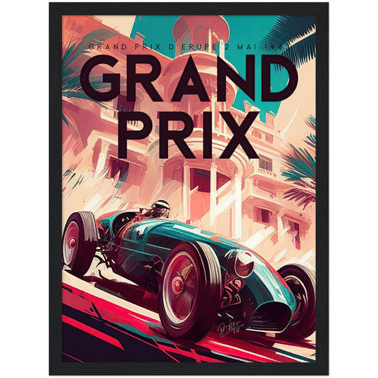 »Quantum of Racing History« retro poster
