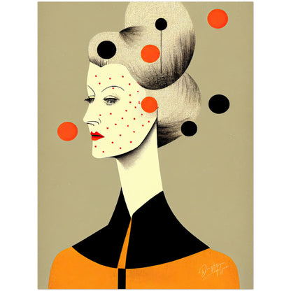 »Face of Sisterly Love« retro poster
