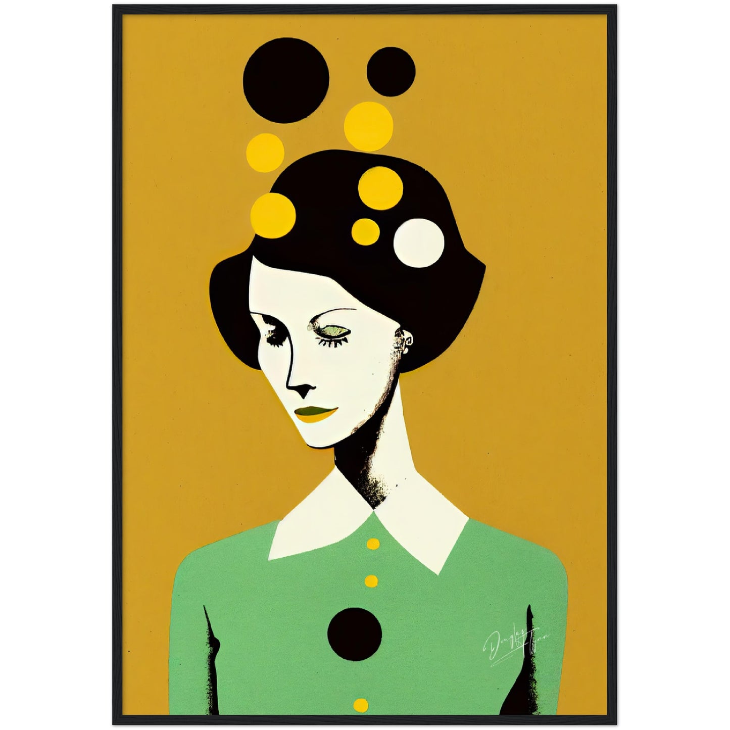 »The Woman in My Live« retro poster