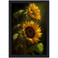 »Intimate Florals« retro poster