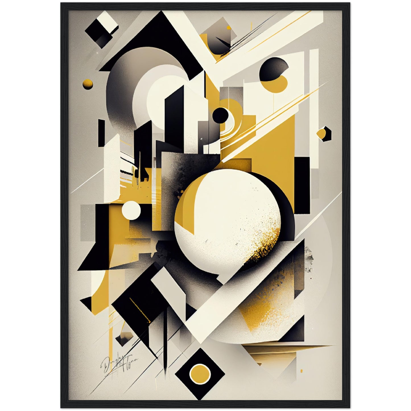 »Rhythmic Realms« retro poster
