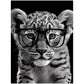 »Brainy Bengal« retro poster