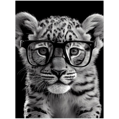 »Brainy Bengal« retro poster
