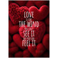 »Love Is Like The Wind« retro poster