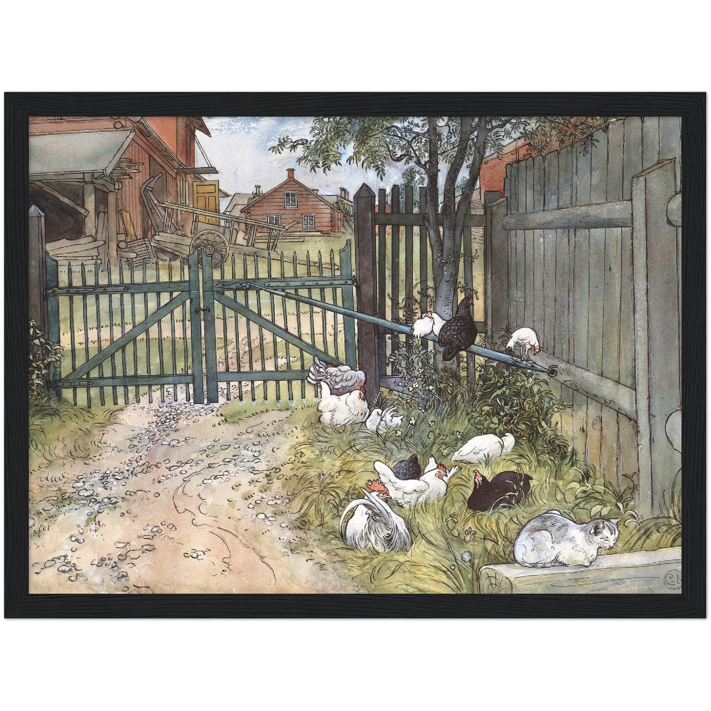 »Grinden« av Carl Larsson