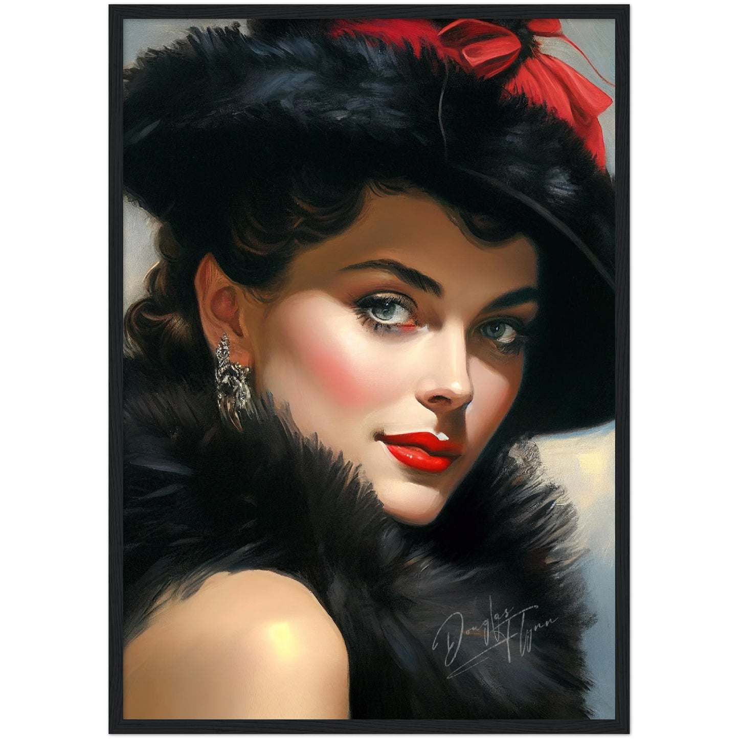 »Timeless Tessa« retro poster