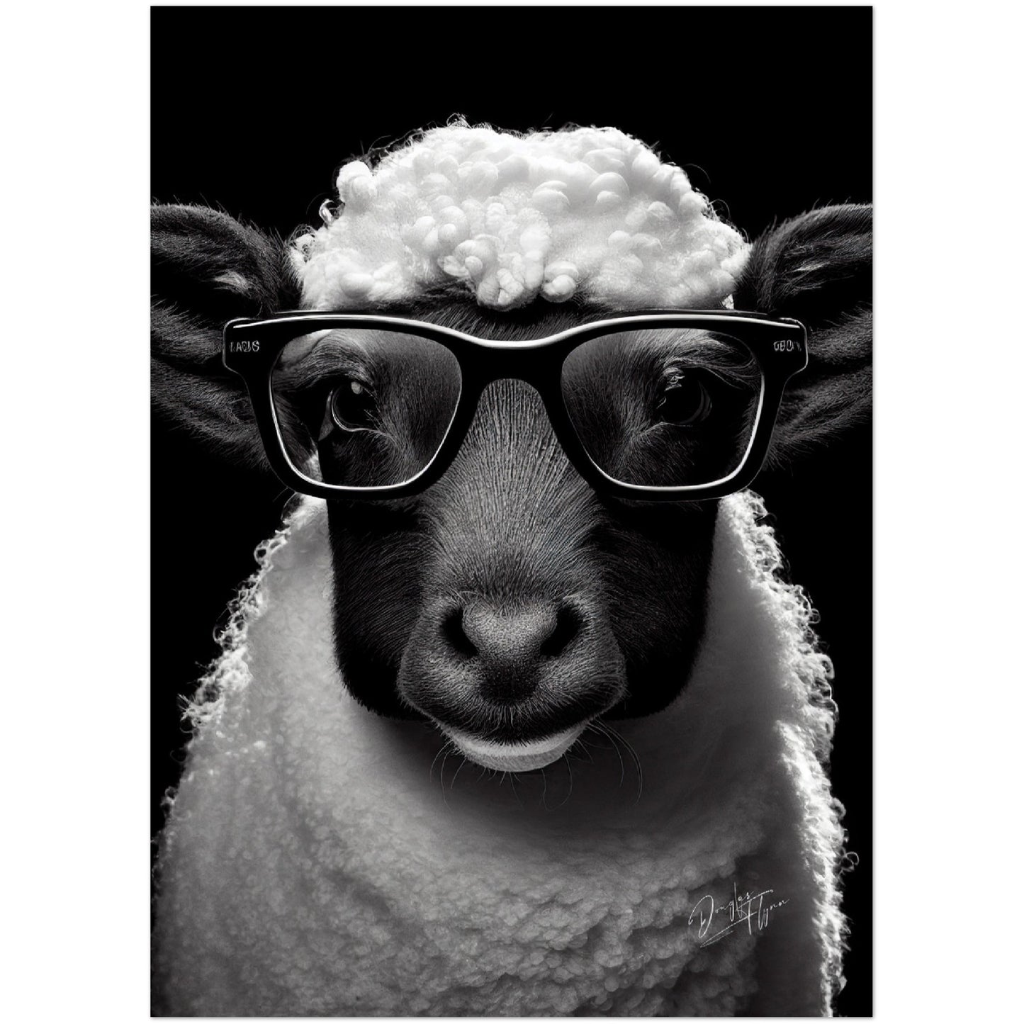 »Wolly Wisdom« retro poster