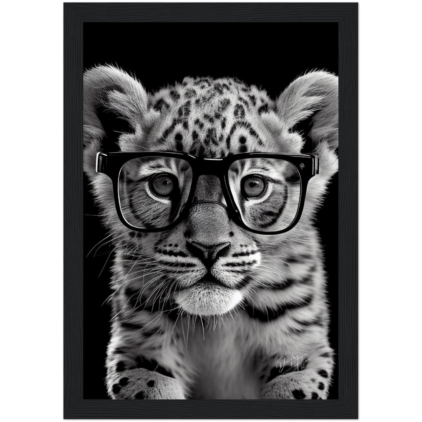 »Brainy Bengal« retro poster