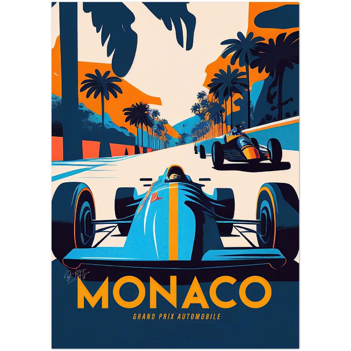 »Nostalgic Nürburgring« retro poster