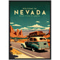 »Nevada, travel poster no 1« retro poster