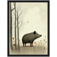 »Wild Boar Grunt And Ruminate« retro poster