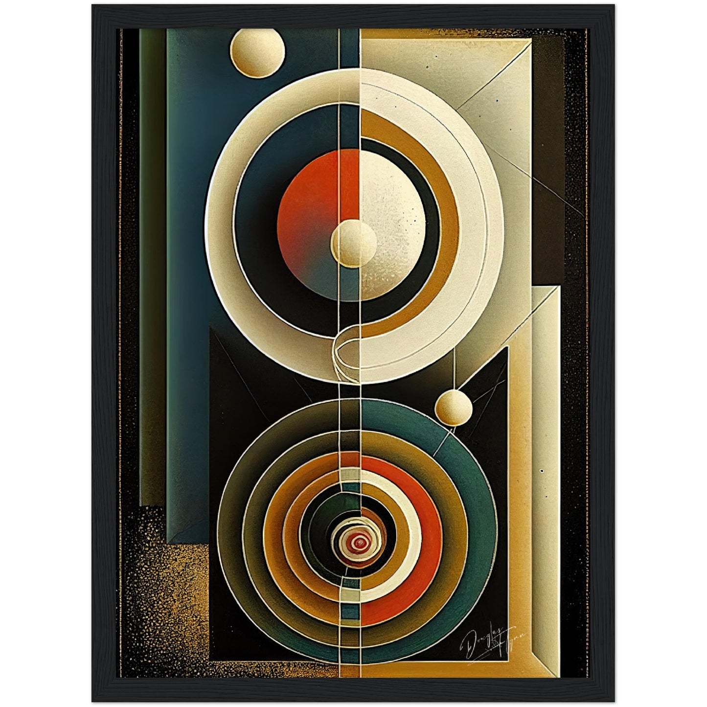 »Chromatic Chaos Theory« retro poster