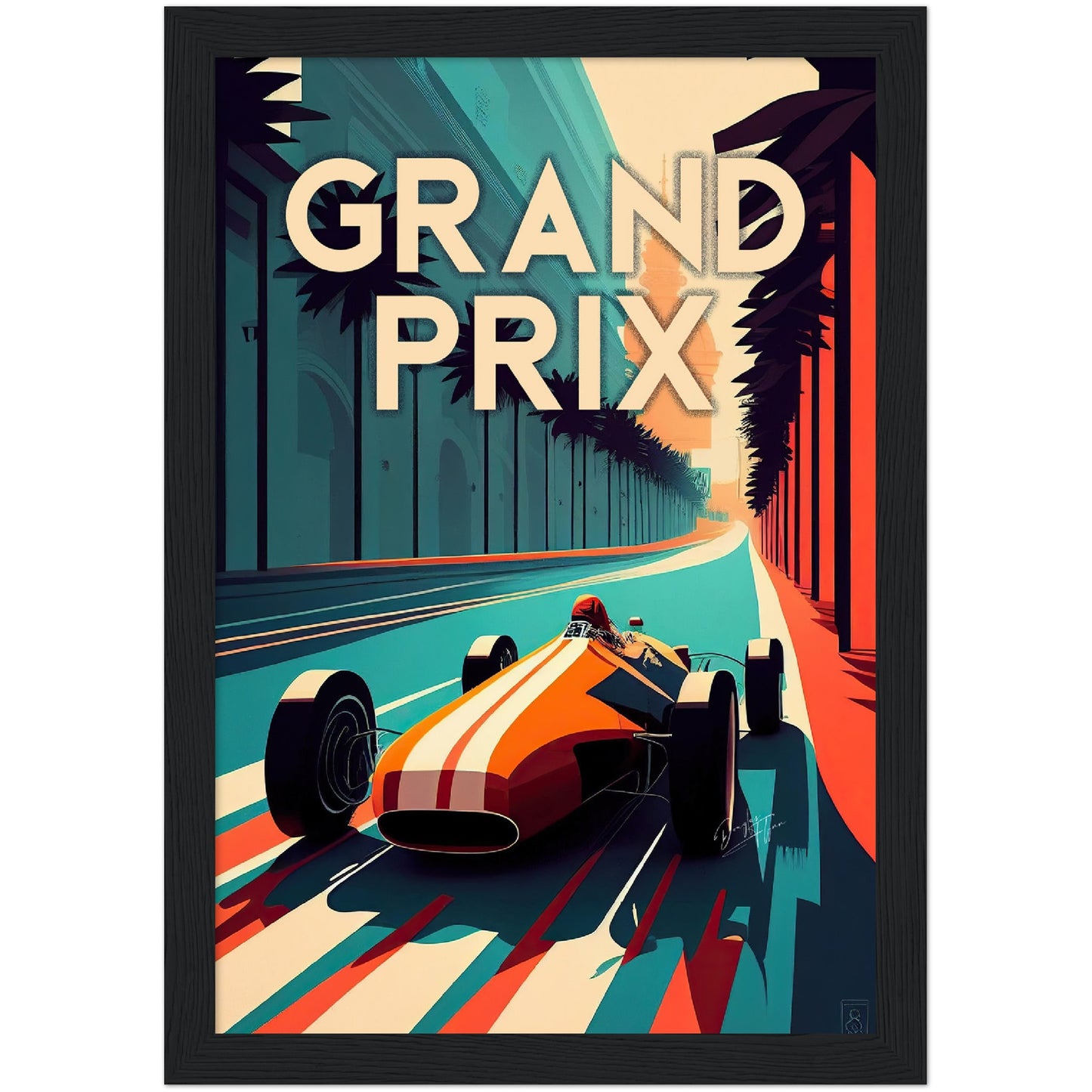 »Legacy Le Mans« retro poster
