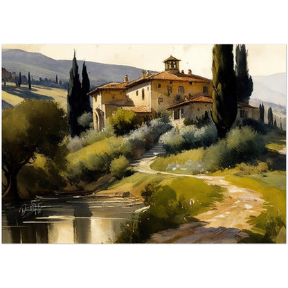 »Sun-Soaked Hills of Tuscany«