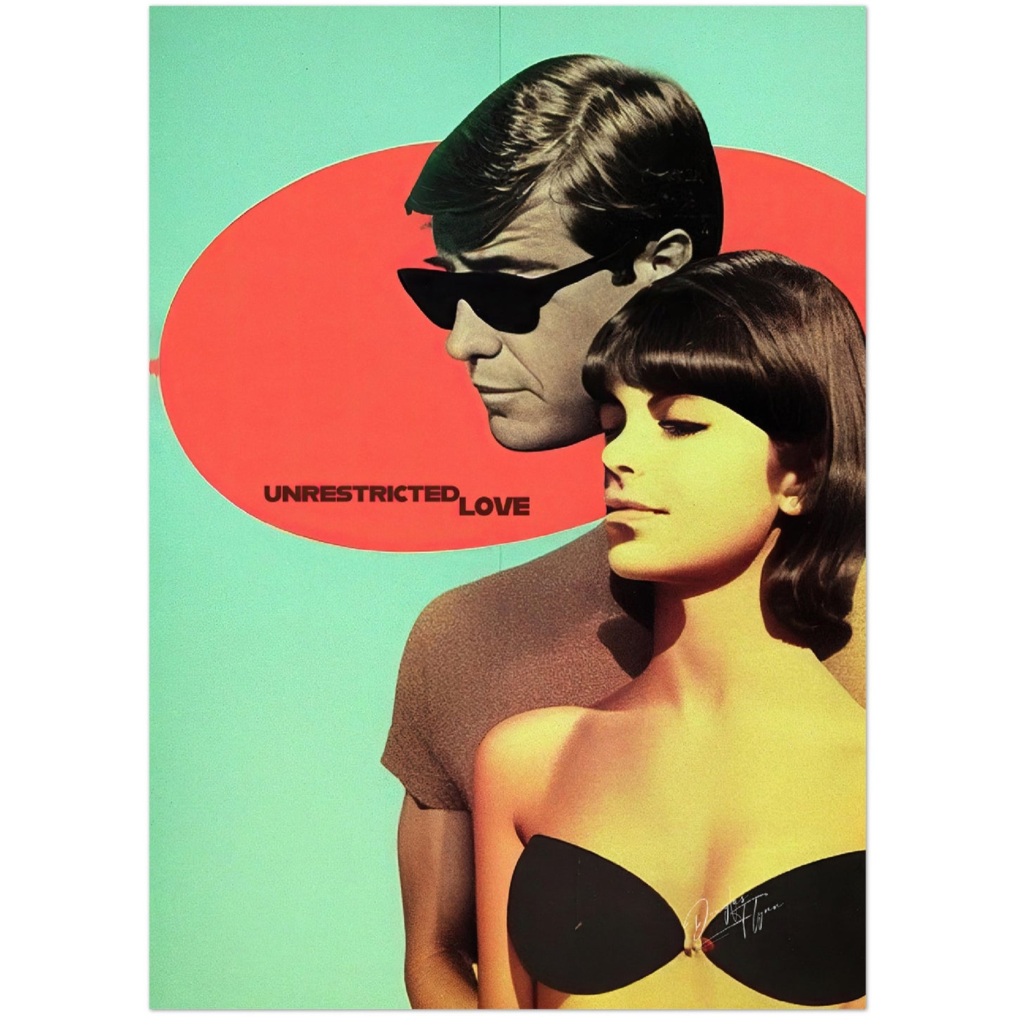 »Unrestricted Love«retro poster