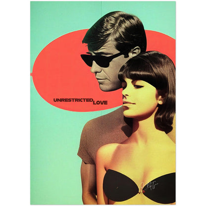 »Unrestricted Love«retro poster