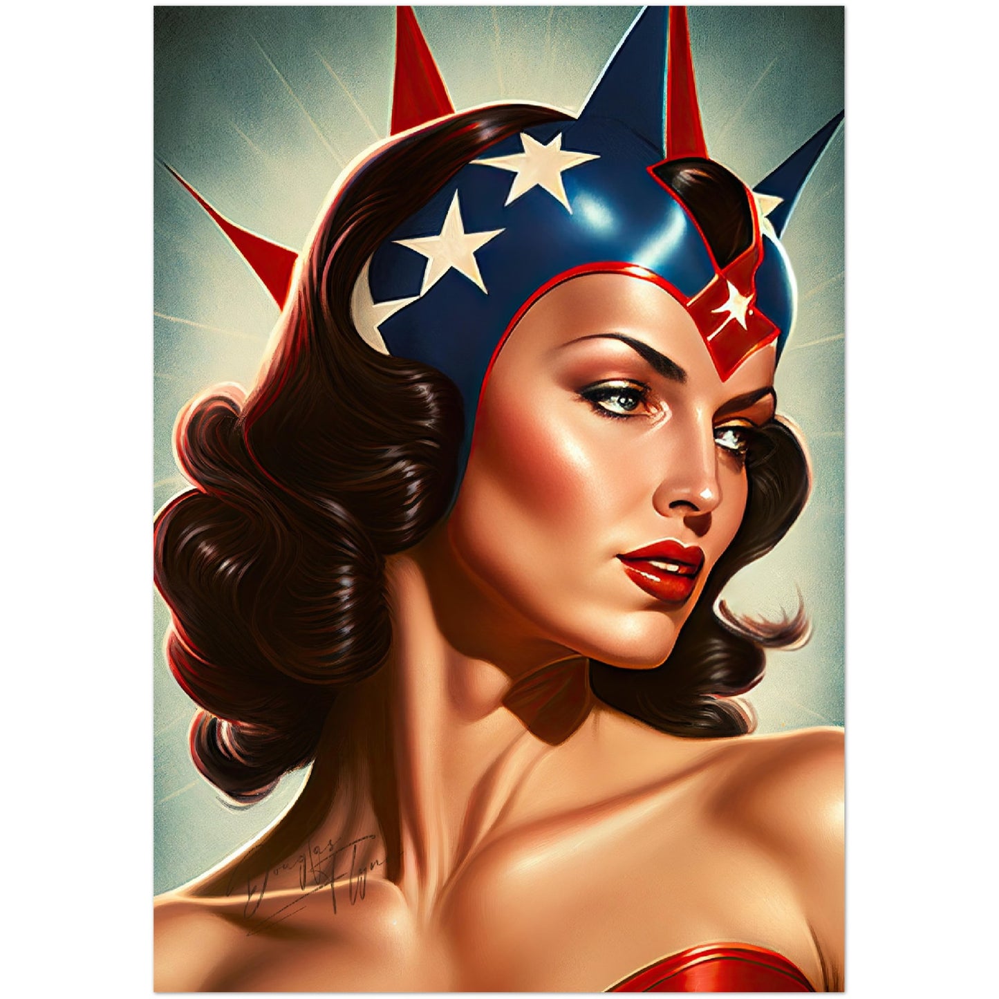 »The Patriot Protector« retro poster