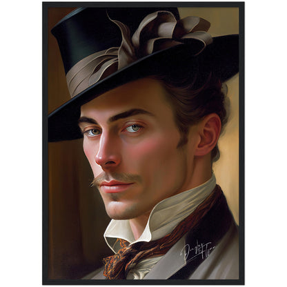 »Hattitude Past«retro poster