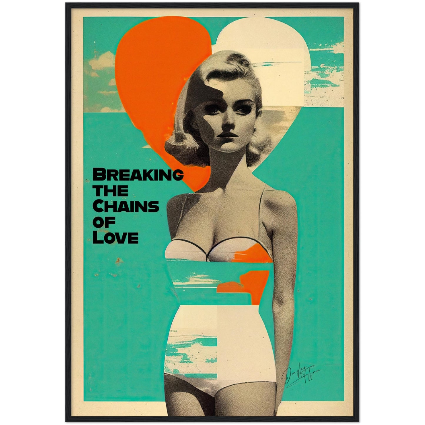 »Breaking the Chains of Love«retro poster