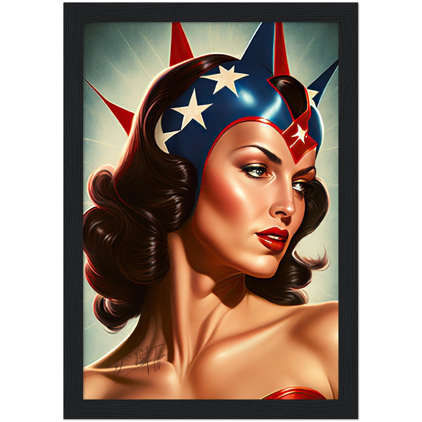 »The Patriot Protector« retro poster
