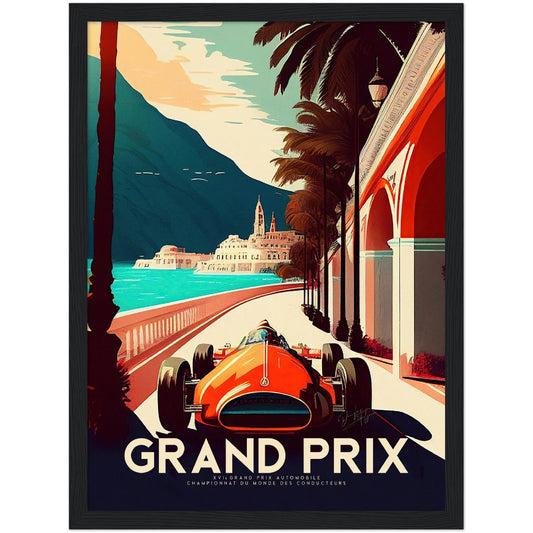 »Vintage Victory Run« retro poster