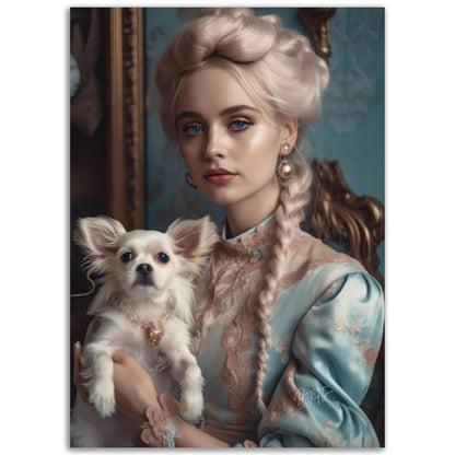»Elegant Rococo Flair« poster