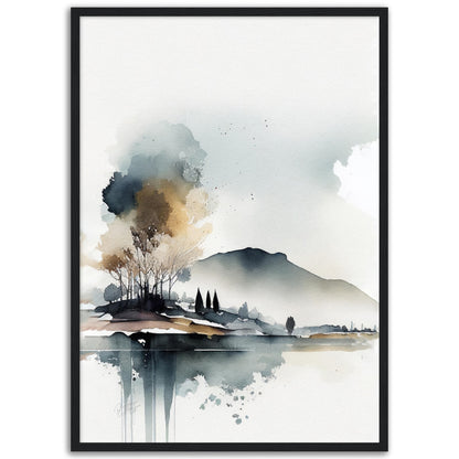 »A Symphony Landscapes« retro poster