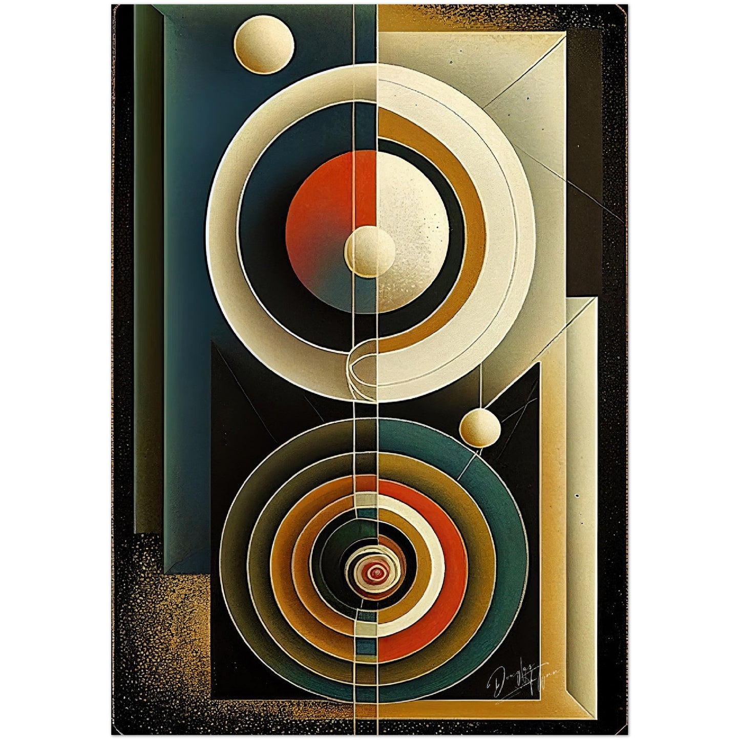 »Chromatic Chaos Theory« retro poster