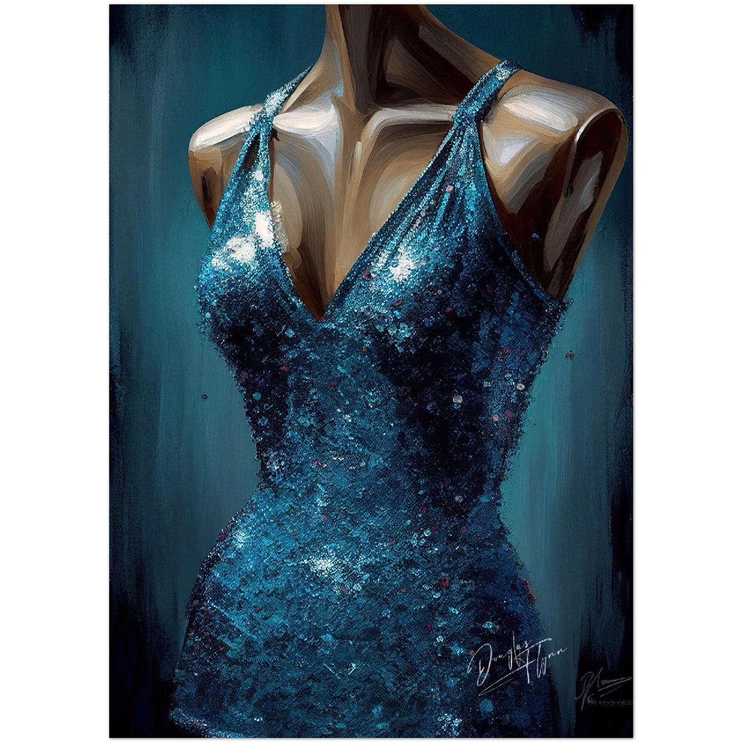 »Azure Radiance Robe«