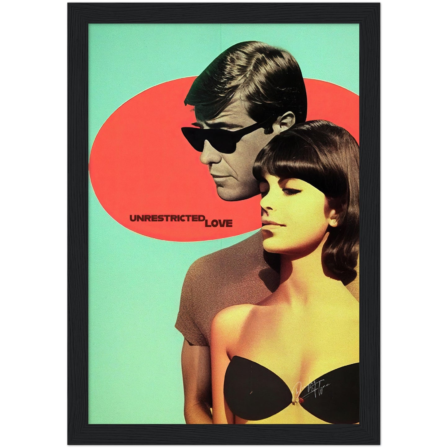 »Unrestricted Love«retro poster