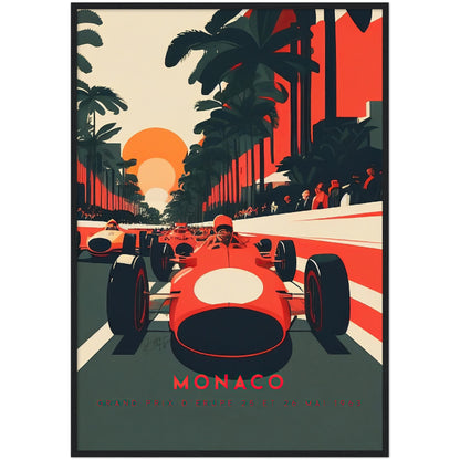 »Dynamic Decades of Racing« retro poster
