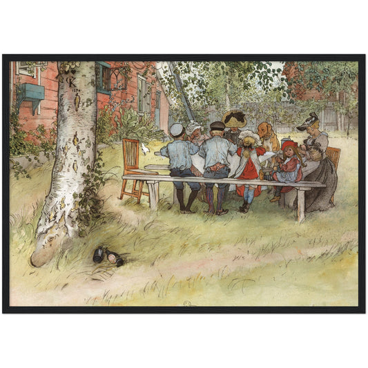 »Frukost under stora björken« av Carl Larsson