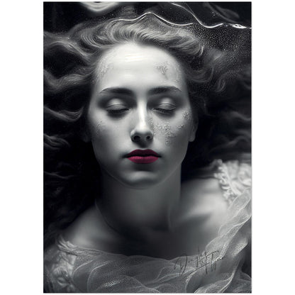 »Mermaid's Allure« retro poster