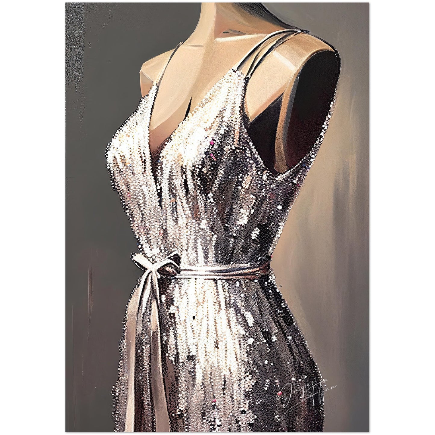 »Shiny Sequin Shift«