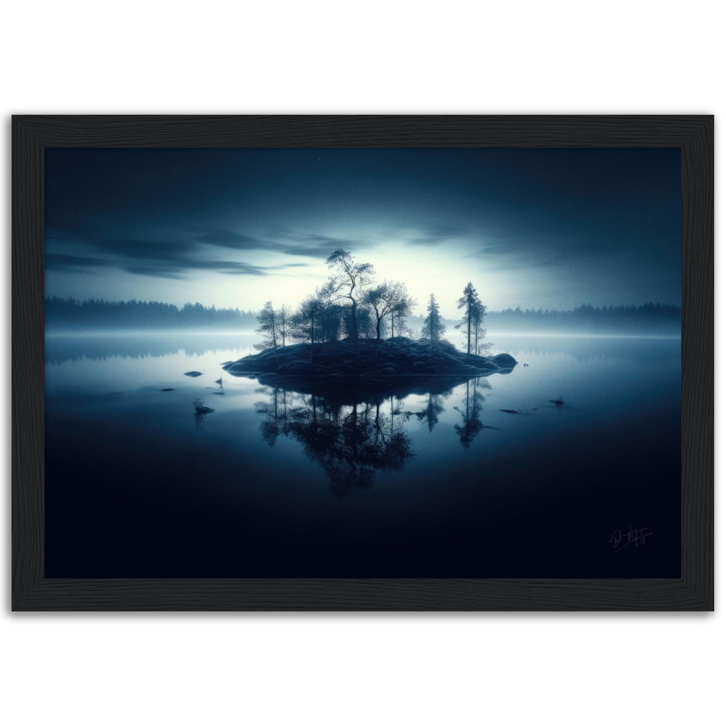 »Unraveling the Threads of Silence« landskapsposter